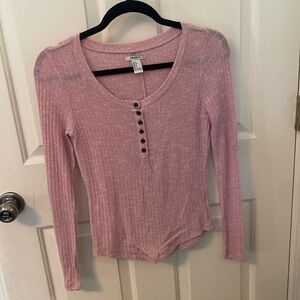 Forever 21 light pink long sleeve